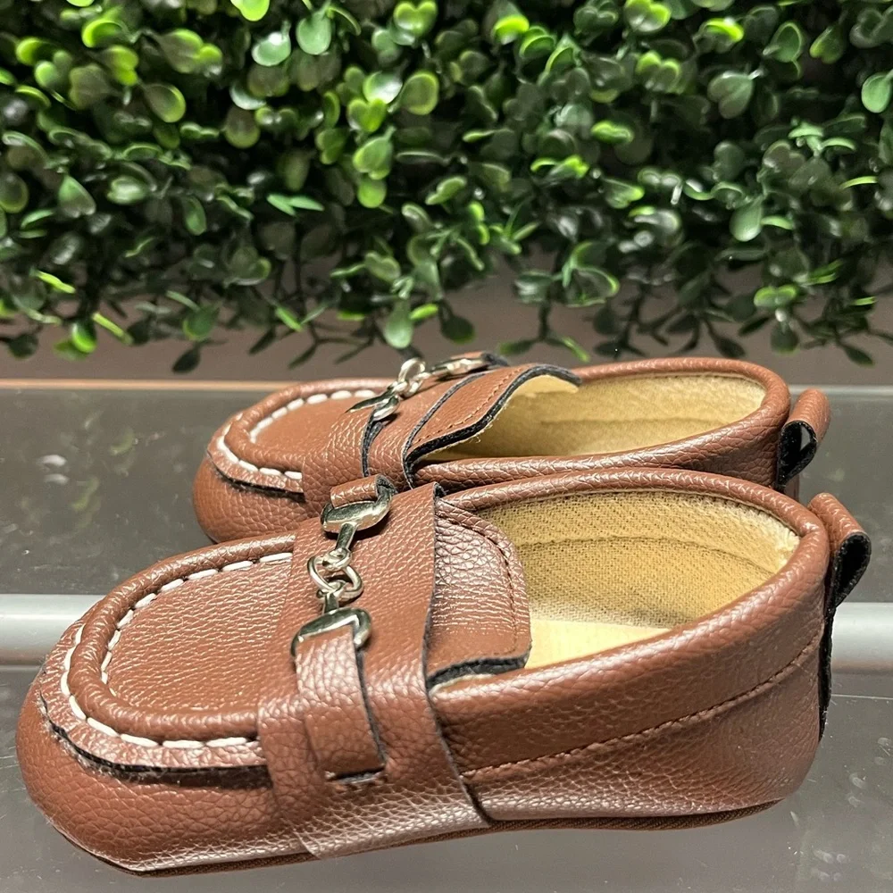 Lucky Brand Brown Baby Loafers